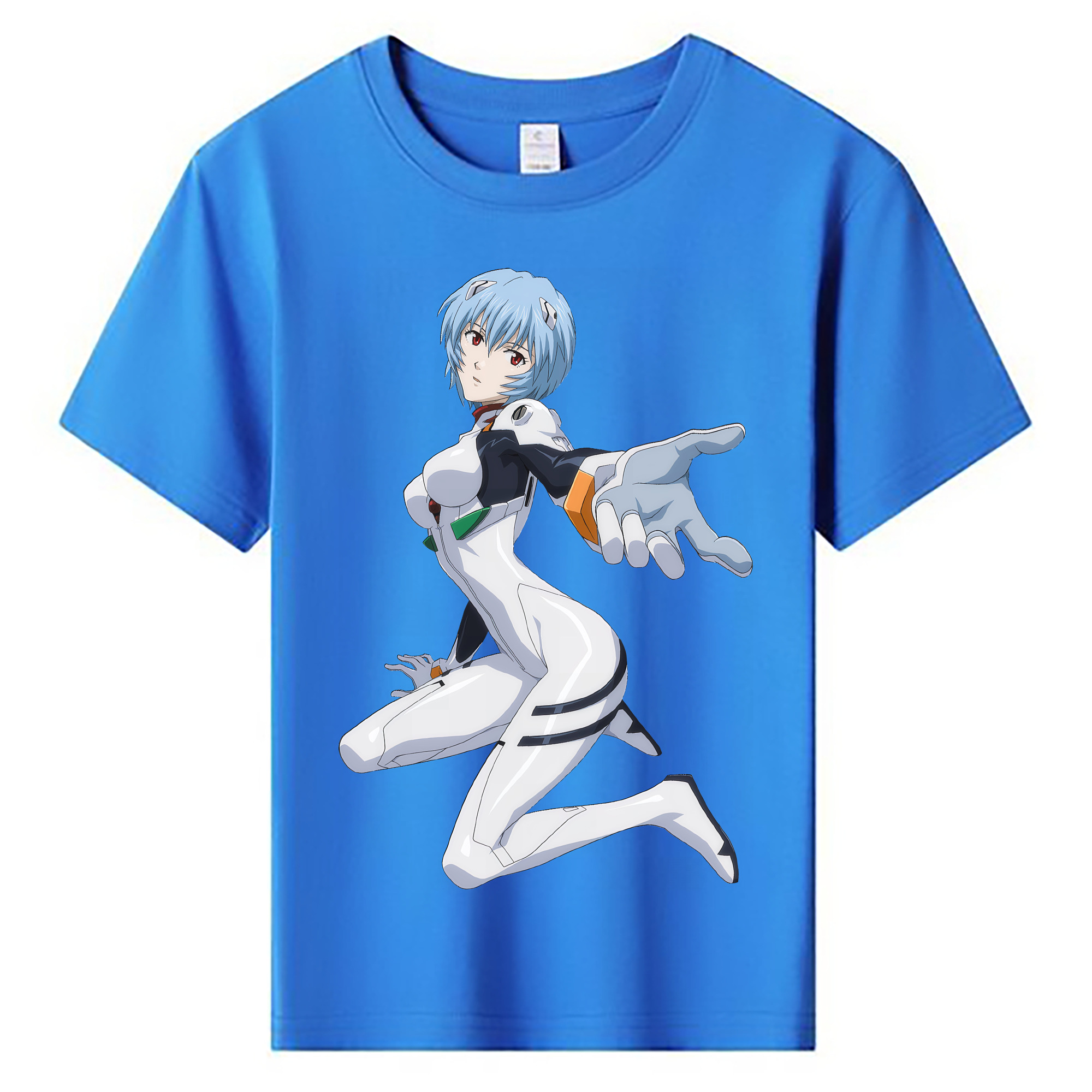 （画像用） EVA 新世紀エヴァンゲリオン 綿100％キッズTシャツ（フロントプリント）